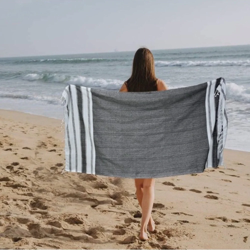 🌊GLAMBURG Turkish Oversized Beach Towel